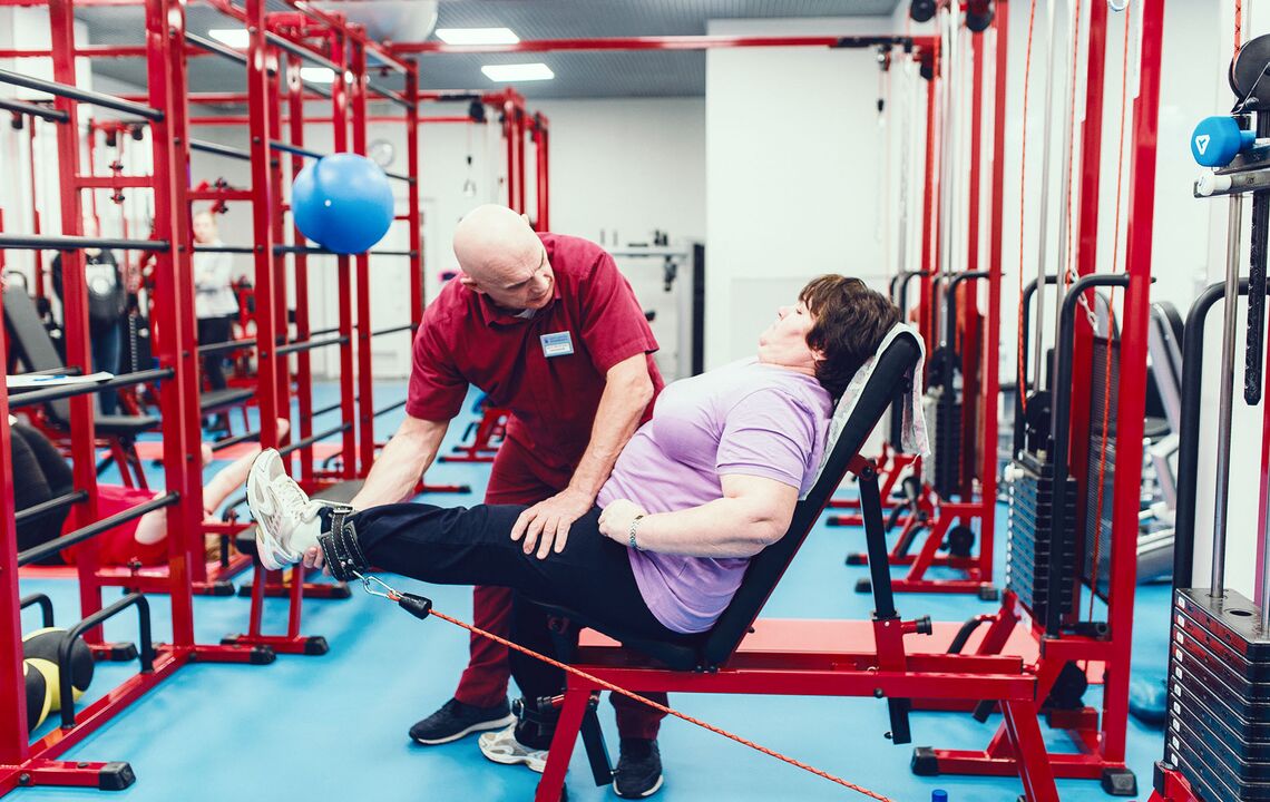 Exercices sur simulateur pour le traitement de la gonarthrose