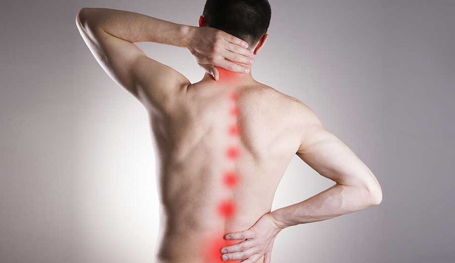 douleur dans le cou et le bas du dos avec ostéochondrose